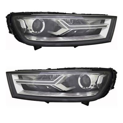 Rareelectrical - New Pair Of Hid Headlights Compatible With Audi Q7 Elite Sport Utility 4 Door 3.0L 2017 2018 2019 By - Image 2