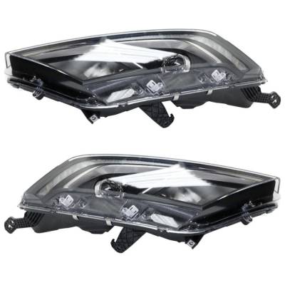 Rareelectrical - New Pair Of Halogen Headlights Compatible With Honda Odyssey Ex Mini Passenger Van 4 Door 3.5L 2018 - Image 4