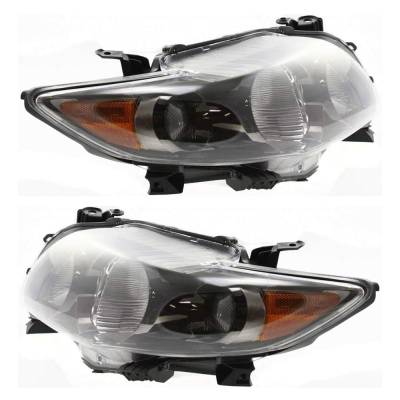 Rareelectrical - New Pair Of Halogen Headlights Compatible With Toyota Corolla S Sedan 4 Door 1.8L 2009 2010 By Part - Image 3
