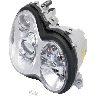 Rareelectrical - New Right Headlights Compatible With Mercedes-Benz C320 C240 2.6L 3.2L 2002 2003 2004 2005 By Part - Image 1