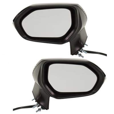 Rareelectrical - New Pair Of Mirrors Compatible With Toyota Corolla Hybrid Se 1.8L 2023 2024 By Number To1320394 - Image 2