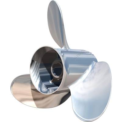 Rareelectrical - New Stainless Steel Propeller Compatible With Johnson/Evinrude Honda Mercury Mariner Mercruiser For - Image 2