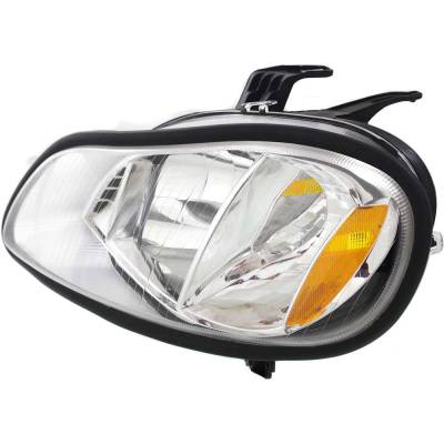 Rareelectrical - New Left Headlights Compatible With Freightliner M2 106 M2 112 2003 2004 2005 2006 2007 2008 2009 - Image 1