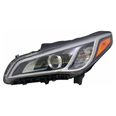 Rareelectrical - New Left Side Headlight Compatible With Hyundai Sonata Sport 2.0T 2015 2016 By Part Numbers - Image 2