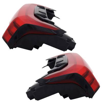 Rareelectrical - New Pair Of Tail Lights Compatible With Toyota Tundra Limited Crew Extended Cab Pickup 4-Door - Image 1