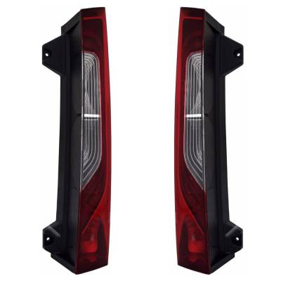Rareelectrical - New Pair Of Tail Lights Compatible With Mercedes-Benz Sprinter 1500 2500 Standard Extended Passenger - Image 3