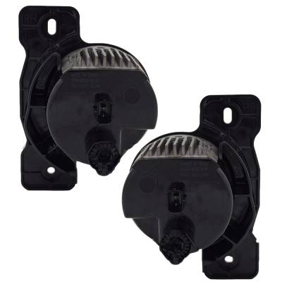 Rareelectrical - New Pair Of Fog Lights Compatible With Jeep Wrangler 2007-2018 By Ch2593157 Ch2592157 68304048Af - Image 1
