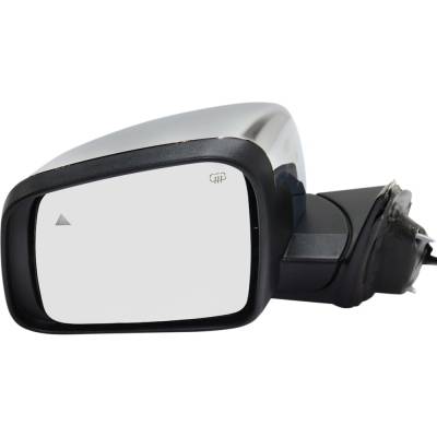 Rareelectrical - New Left Mirror Compatible With Jeep Grand Cherokee Grand Cherokee Wk 2011 2022 By Part Numbers - Image 2