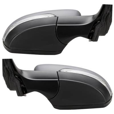 Rareelectrical - New Pair Of Mirror Compatible With Volkswagen Passat Tdi Sport Comfortline Sel Premium Highline - Image 3