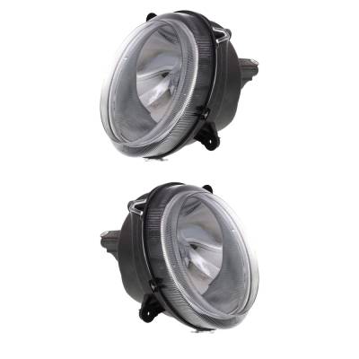 Rareelectrical - New Pair Of Halogen Headlights Compatible With Jeep Compass Limited 2007 2008 2009 2010 By Part - Image 3