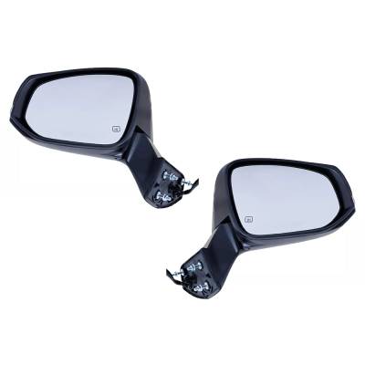 Rareelectrical - New Pair Of Mirrors Compatible With Toyota Highlander L Sport Utility 2020 2021 By Part Numbers - Image 1