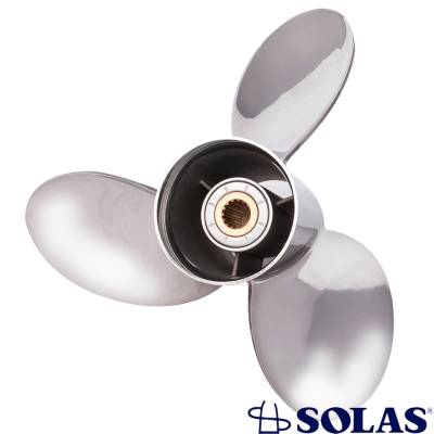 Rareelectrical - New Stainless Steel Propeller Compatible With Suzuki Df175 15 Spline 175 150-300 Hp For Years - Image 1