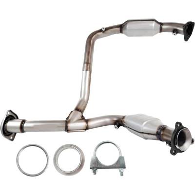 Rareelectrical - New Catalytic Converter Compatible With Cadillac Chevrolet Gmc Sierra Pickup Tahoe 1500 Silverado - Image 2