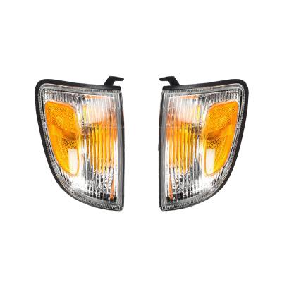 Rareelectrical - New Pair Of Side Marker Light Compatible With Toyota Tacoma Dlx 97-00 To2520155 To2521155 8161004050 - Image 1