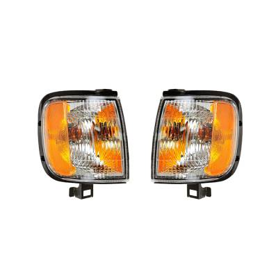 Rareelectrical - New Pair Of Turn Signal Lights Compatible With Isuzu Rodeo 2000-04 Iz2521107 8972600131 - Image 1