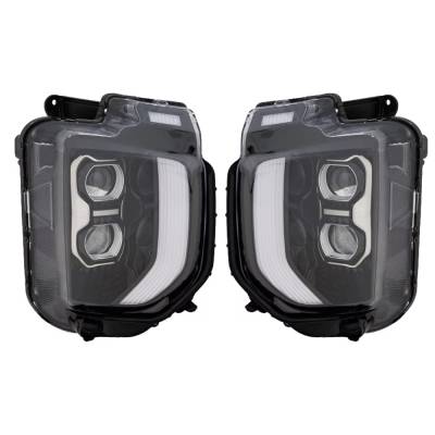 Rareelectrical - New Pair Of Headlights Compatible With Hyundai Palisade Calligraphy Sport Utility 4-Door 3.8L 2020 - Image 2