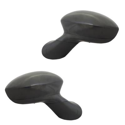 Rareelectrical - New Pair Mirror Compatible With Fiat 500 Abarth Cabrio Convertible 1.4L 2011 2012 2013 2014 2015 - Image 1