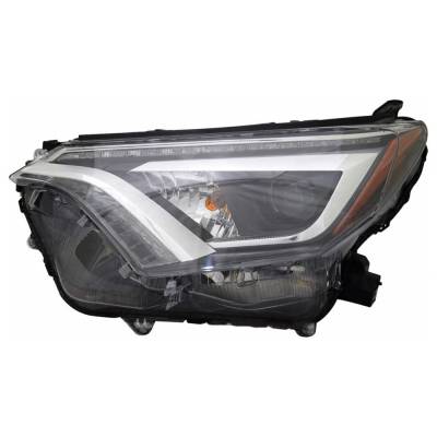 Rareelectrical - New Left Led Headlight Compatible With Toyota Rav4 Hybrid Limited Sport Utility 4 Door 2.5L 2016 - Image 2
