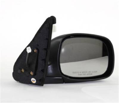 Rareelectrical - New Door Mirror Pair Compatible With Toyota 04-06 Tundra Sr5 Crew Cab Chrome Power W/ Heat To1321227 - Image 2