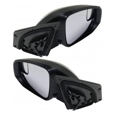 Rareelectrical - New Pair Of Mirror Compatible With Toyota Rav4 Le Sport Utility 4-Door 2.5L 2016 2017 2018 By Part - Image 4