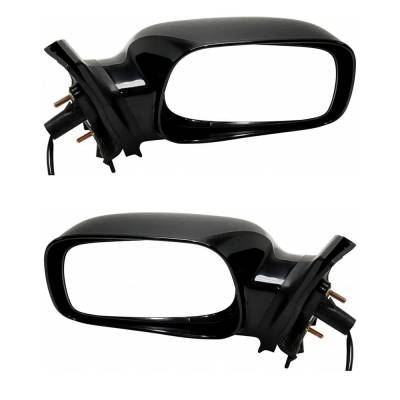 Rareelectrical - New Side Door Mirror Pair Compatible With Toyota Corolla S Sedan 2003 2004 2005 2006 2007 2008 By - Image 2
