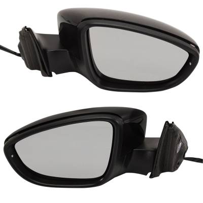 Rareelectrical - New Pair Of Mirror Compatible With Volkswagen Passat Sportline Execline Se S Sel R-Line Highline - Image 2