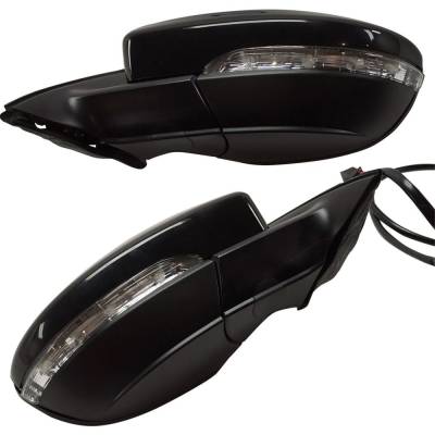 Rareelectrical - New Pair Of Mirror Compatible With Volkswagen Passat Sportline Sedan 4-Door Execline Se S Base Sel - Image 3