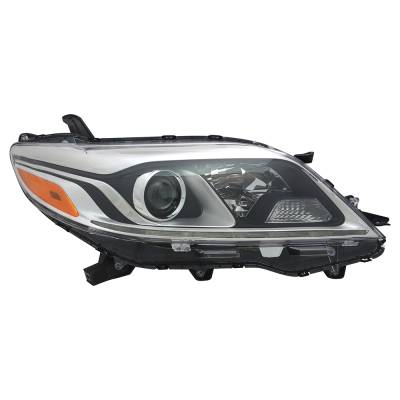 Rareelectrical - New Right Headlight Compatible With Toyota Sienna Se Mini Passenger Van 2015 2016 2017 2018 2019 By - Image 2
