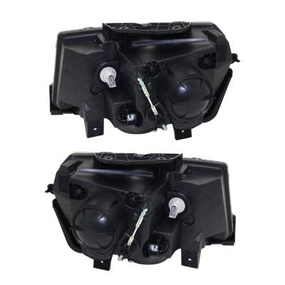 New Pair Of Headlights Compatible With Chevrolet Camaro Ss Convertible 2014 2015 By Part Numbers