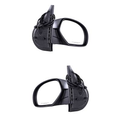 Rareelectrical - New Pair Of Door Mirrors Fits Chevrolet Suburban 2500 2007 Gm1321340 25776087 - Image 3