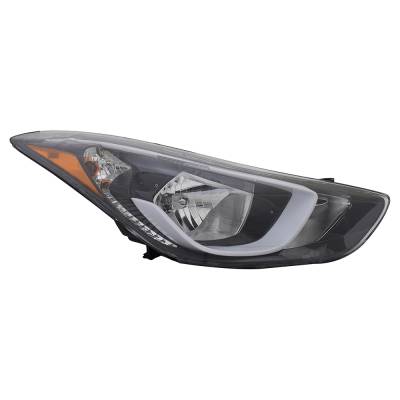 Rareelectrical - New Right Side Headlight Compatible With Hyundai Elantra Se Sedan 2014 2015 2016 By Part Numbers - Image 2
