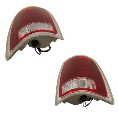 Rareelectrical - New Pair Of Tail Lights Compatible With Ram 1500 2500 Sxt Tradesman Big Horn Hemi Sport Cab Pickup - Image 4