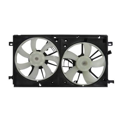 Rareelectrical - New Dual Radiator And Condenser Fan Compatible With Toyota Prius Base 2016-2017 16711-37160 - Image 2