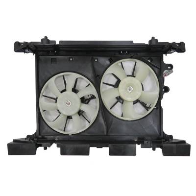 Rareelectrical - New Dual Radiator And Condenser Fan Compatible With Scion Tc 2011-2016 16361-28360 1636128360 - Image 1