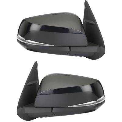 Rareelectrical - New Pair Of Mirror Compatible With Toyota Tacoma Sr Sr5 Trd Sport Off-Road Limited Crew Cab Pickup - Image 2