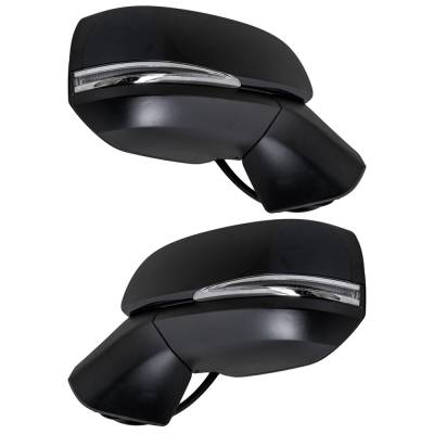 Rareelectrical - New Pair Of Mirror Compatible With Toyota Rav4 Le Xle Premium Limited Adventure Trail Hybrid Xse Trd - Image 2