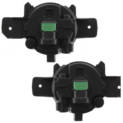 Rareelectrical - New Pair Of Fog Lights Compatibile With Pontiac G6 Base Gt Gtp Convertible Coupe Sedan 4-Door 2-Door - Image 1