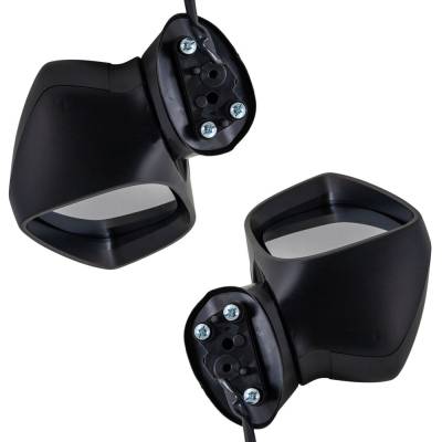 Rareelectrical - New Pair Of Mirror Compatible With Mazda 3 Sport Gt Grand Touring Gs I S Se G Gx Sedan Hatchback - Image 1