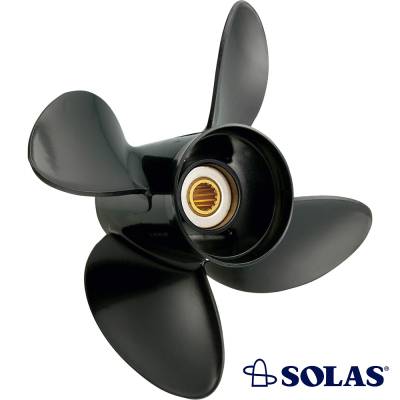Rareelectrical - New Aluminum Propeller Compatible With 50-140Hp Nissan Tohatsu Suzuki Yamaha 2Cyl 15 Spline 115, - Image 1