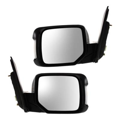 Rareelectrical - New Pair Of Mirrors Compatible With Honda Pilot Ex L Sport Utility 4 Door 3.5L 2009 2010 2011 2012 - Image 2