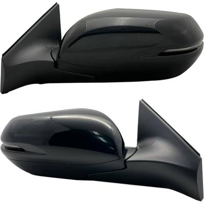 Rareelectrical - New Pair Of Mirrors Compatible With Honda Cr-V Ex Ex-L Hybrid Touring Sport Utility 2017-2022 By - Image 2