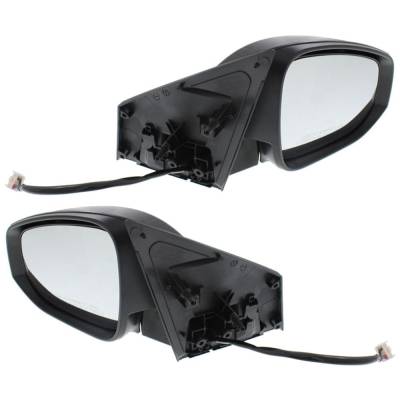 Rareelectrical - New Pair Of Mirror Compatible With Toyota Rav4 Ev Sport Utility 4-Door 2.5L -- 2013 2014 2015 By - Image 3