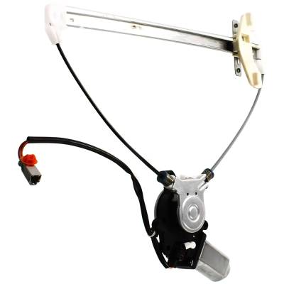 Rareelectrical - New Window Regulator With Motor Compatible With Honda Civic 2001 2002 2003 2004 2005 By Part Numbers - Image 3