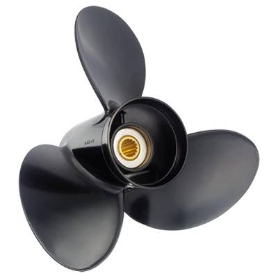 Rareelectrical - New Aluminum Propeller Compatible With 90-300Hp Johnson/Evinrude Suzuki 4 Stroke 15 Spline 200 225 - Image 2