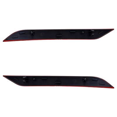 Rareelectrical - New Pair Of Reflector Lights Compatible With Bmw X5 M Sport Utility 4.4L 2014-2018 By Part Numbers - Image 1