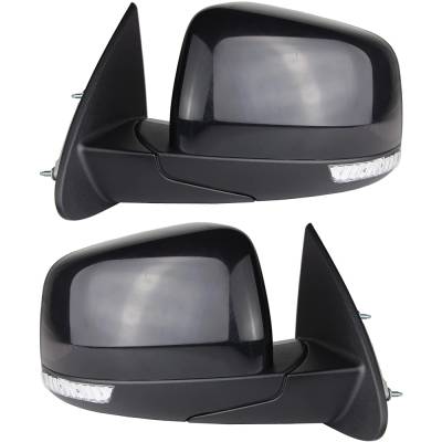 Rareelectrical - New Pair Of Mirrors Compatible With Dodge Durango Base Citadel Crew Luxe Plus R/T Special Service - Image 2