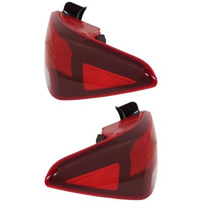 Rareelectrical - New Halogen Outer Pair Tail Lights Compatible With Kia Rio Ex 1.6 2018 2019 2020 2021 2022 2023 By - Image 3