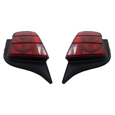 Rareelectrical - New Pair Of Tail Lights Compatible With Ford Mustang Shelby Gt Gt500 Gt500kr Convertible Coupe - Image 1