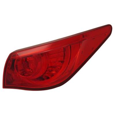 Rareelectrical - New Right Tail Light Compatible With Infiniti Q-50 2014 2015 By Part Numbers In2805101 26550-4Hb0b - Image 1