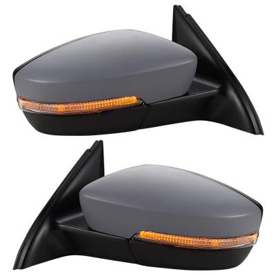 Rareelectrical - New Pair Of Mirror Compatible With Volkswagen Passat Tdi Sport Comfortline Premium Sportline - Image 2